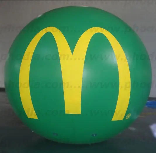 sph&egrave;re, h&eacute;lium, mc donald's, vert, &eacute;v&eacute;nement