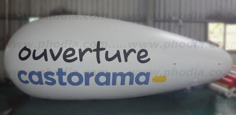 dirigeable, castorama, ouverture, h&eacute;lium, ext&eacute;rieur, magasin