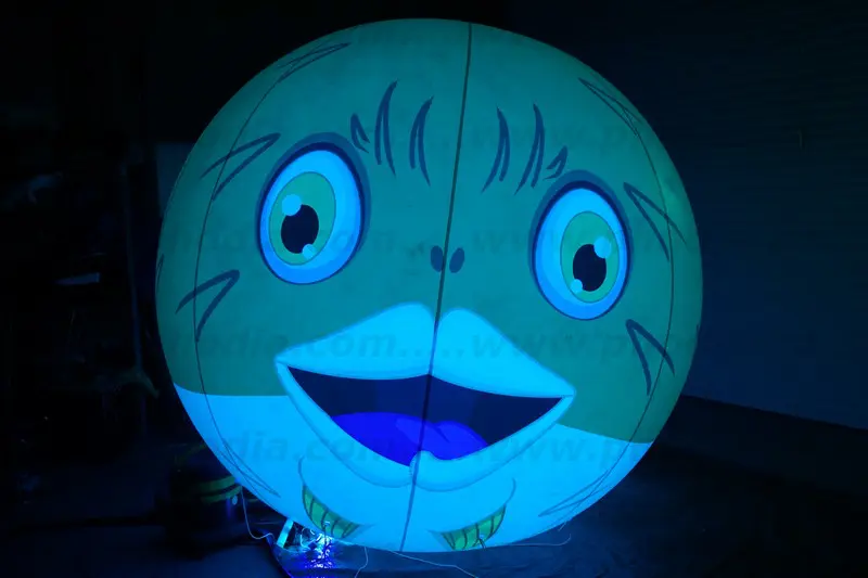 banniere, eclairage, led, poisson, couleur