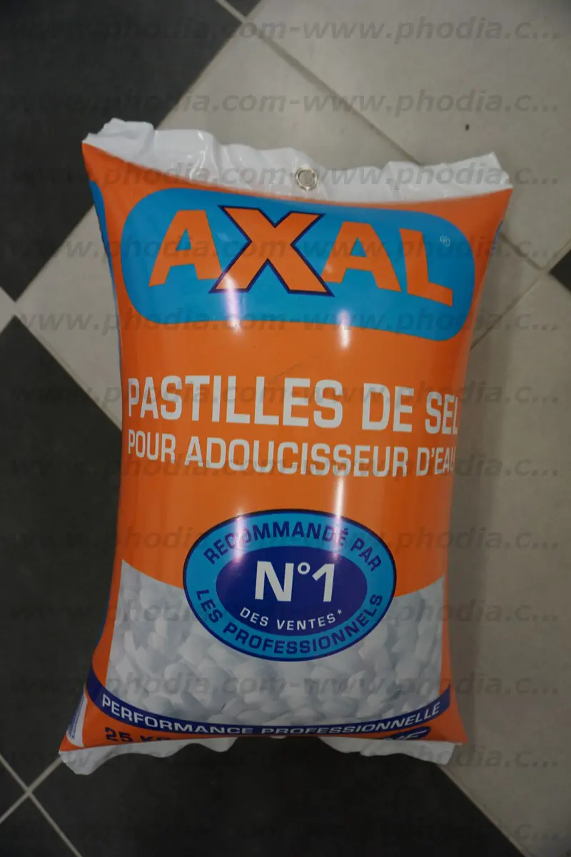 plv sur mesure, sac de sel, orange, axal