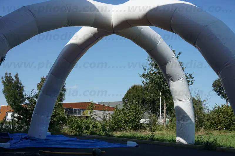 tente, auto-ventil&eacute;e, airspace, ext&eacute;rieur, communication