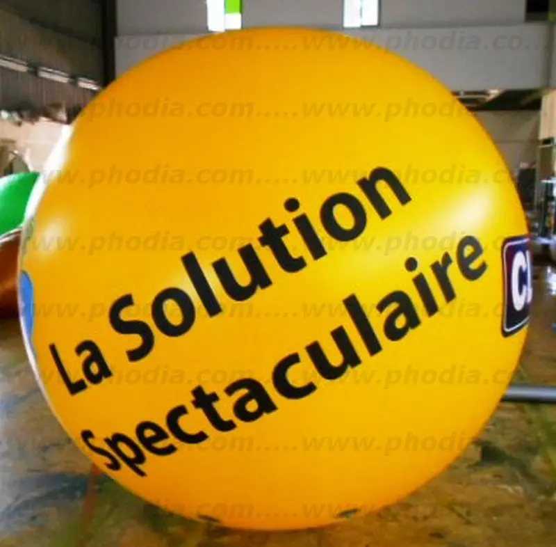 Salon Le nautic Paris 2016, sph&egrave;re, h&eacute;lium,jaune, clean-boat