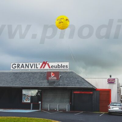 Granvil' meubles - sphère 3m impression 4 faces