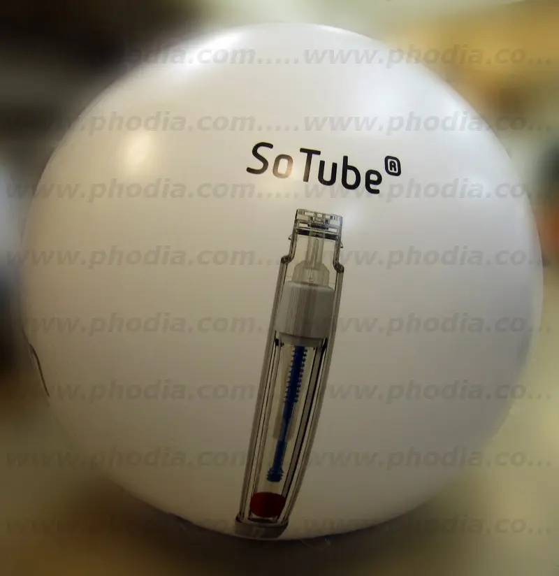 SoTube, sph&egrave;re, h&eacute;lium