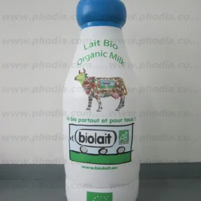 bouteille de lait, plv, sur mesure, air captif, communication, biolait