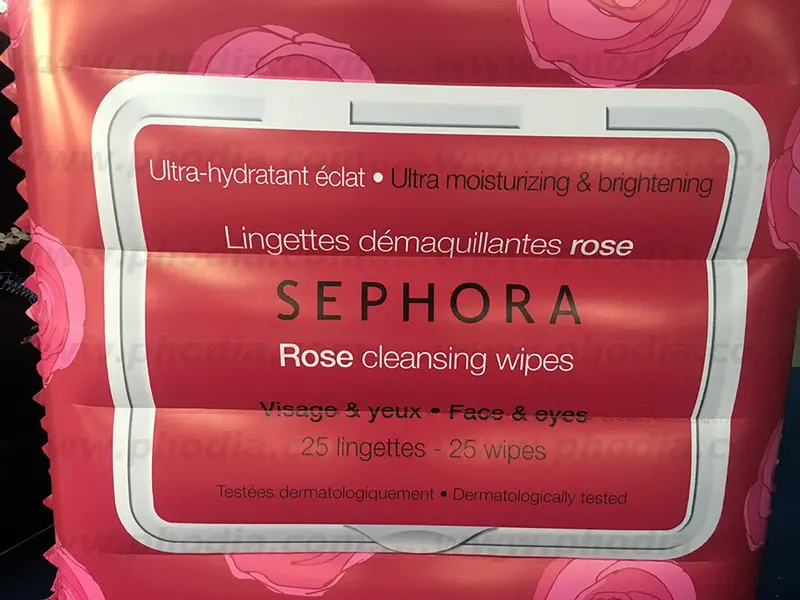 lingettes d&eacute;maquilllantes sephora, plv sur mesure, air captif