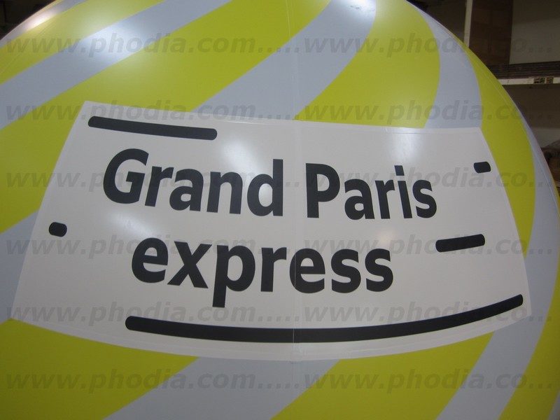 sphère, grand paris express, jaune, événement