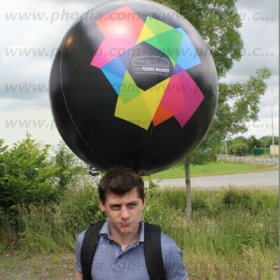 Ballon sac à dos de80 cm pour de l'animation dans la rue