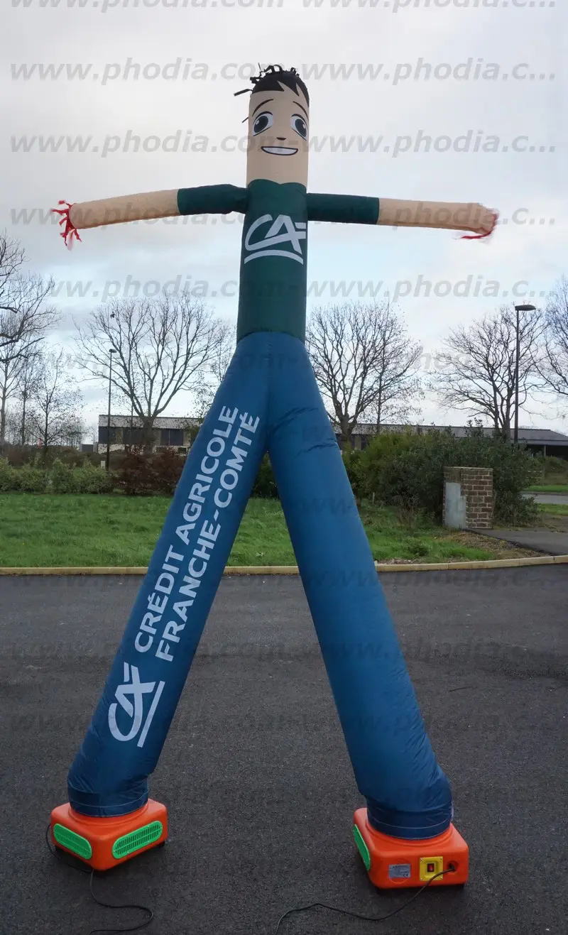 credit agricole, skydancer, neige, &eacute;v&eacute;nement, animation