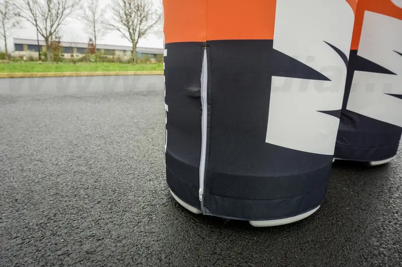 fermeture colonne &agrave; air captif