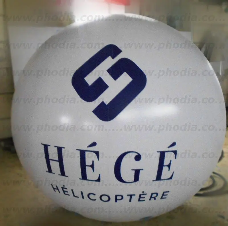 hege hélicoptère, sphère, hélium, événement, blanc, Salon SIAE Bourget 2017, 1m60,