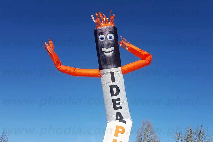 Skydancer Sipa Automobiles 5m, Animation commerciale, Auto-ventil&eacute;, Automobile, Communication, Ext&eacute;rieur, noir