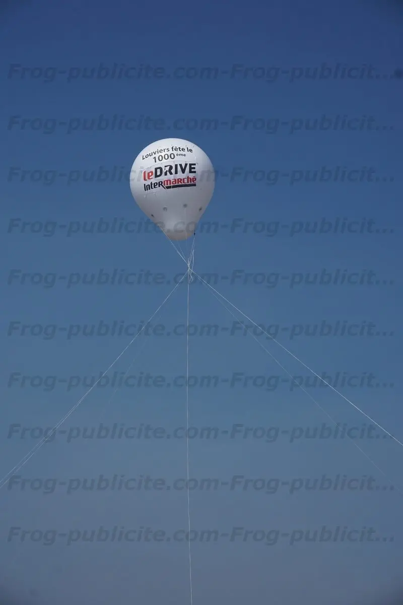 montgolfière, hélium, intermarché, communication, extérieur, événement