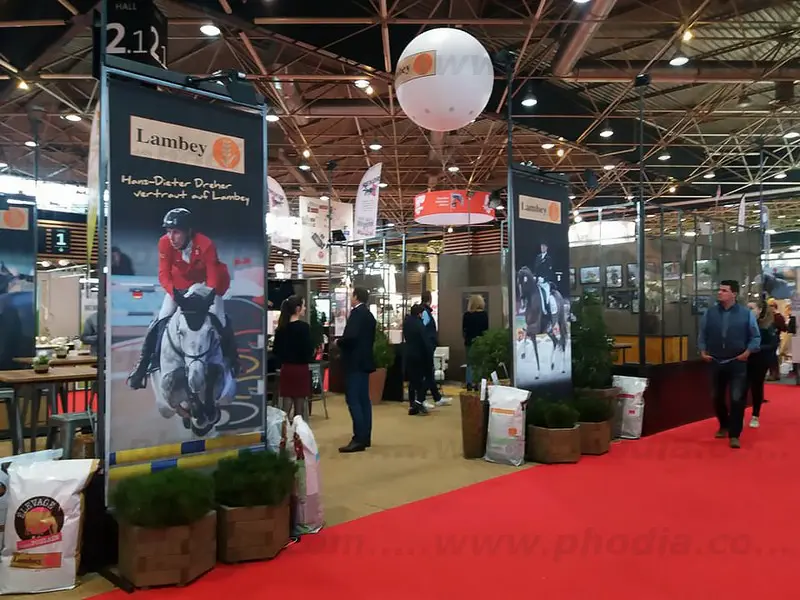Lambey Sa au salon Equita Lyon 2017, sph&egrave;re