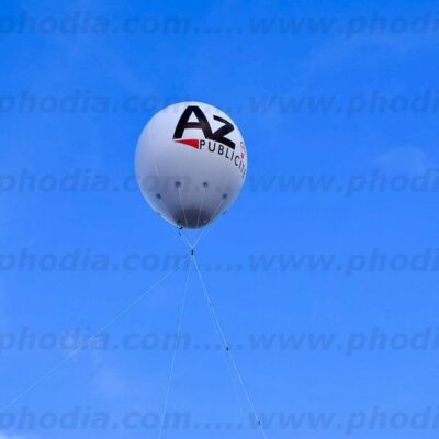 ptroz, montgolfière, hélium, az publicité