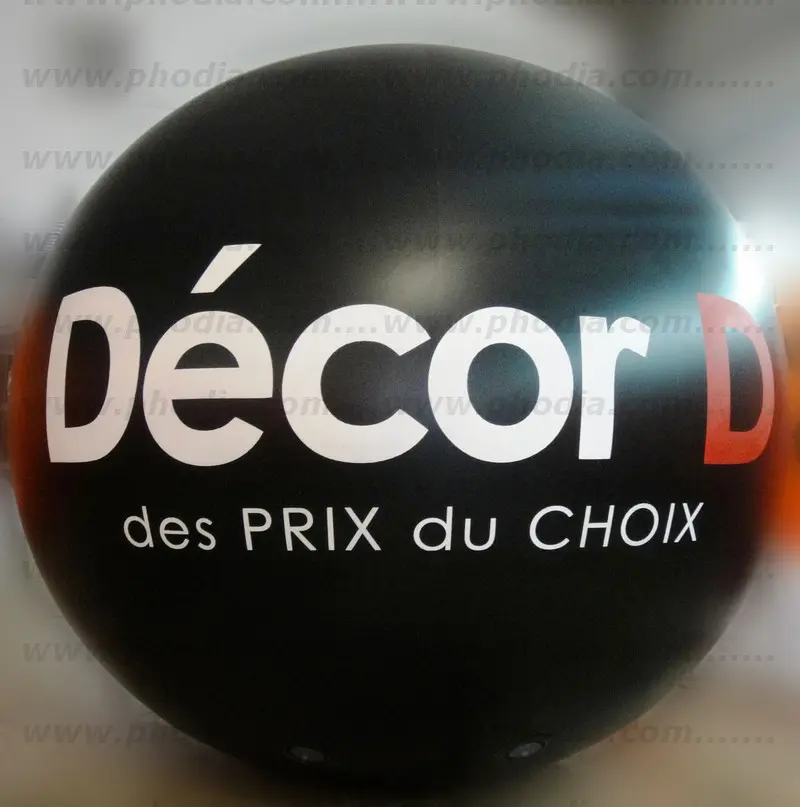 d&eacute;cor d, sph&egrave;re h&eacute;lium