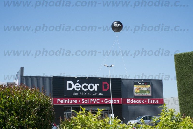 décor discount Valence (sphere 2m50, sphère hélium