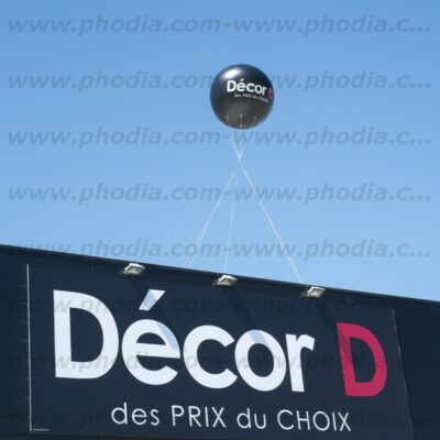 décor discount Valence (sphere 2m50, sphère hélium