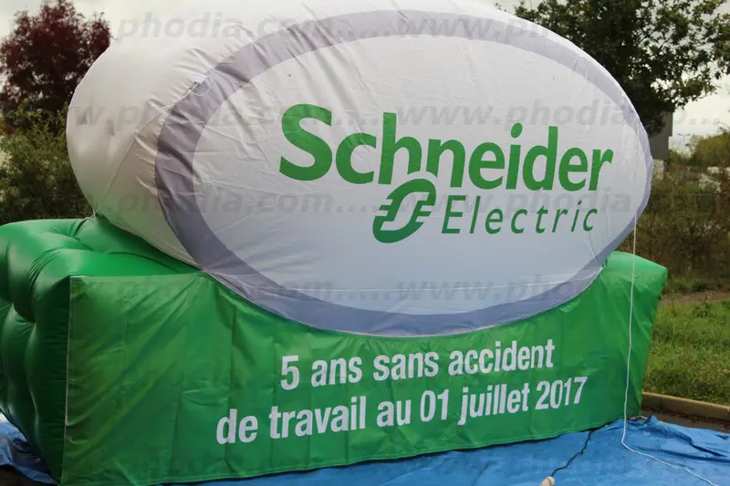 schneider electric, Animation commerciale, Auto-ventil&eacute;, Ext&eacute;rieur, Foire, Forme sur mesure (auto-ventil&eacute;), Industrie - Mat&eacute;riaux, Portes ouvertes, Salon