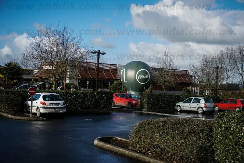 mc donald's limoges, montgolfi&egrave;re, auto-ventil&eacute;e, restauration