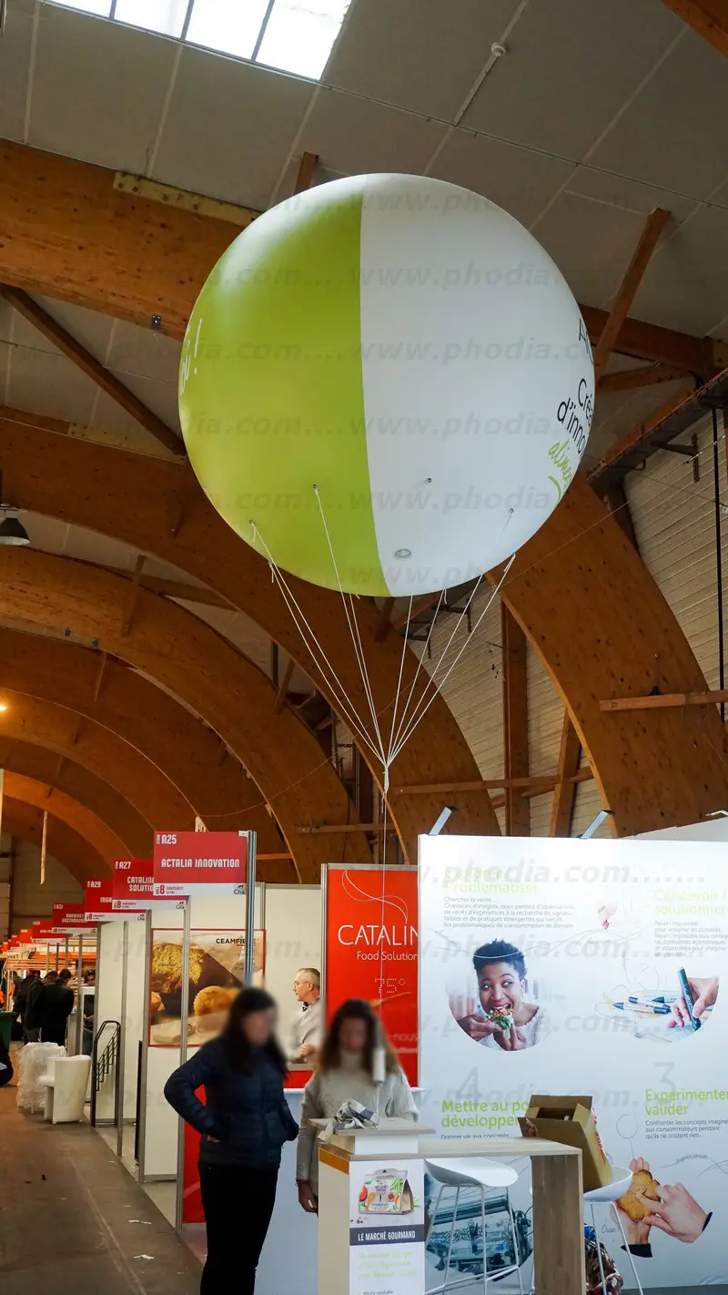 CFIA 2018, sph&egrave;re h&eacute;lium, salon, lumineuse, actalia