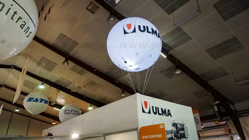 CFIA 2018, sph&egrave;re h&eacute;lium, salon, lumineuse