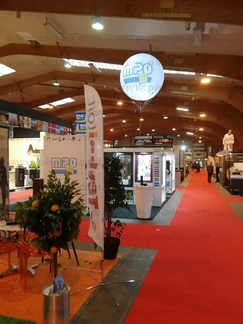 MPO sph&egrave;re, h&eacute;lium, lumineux, salon