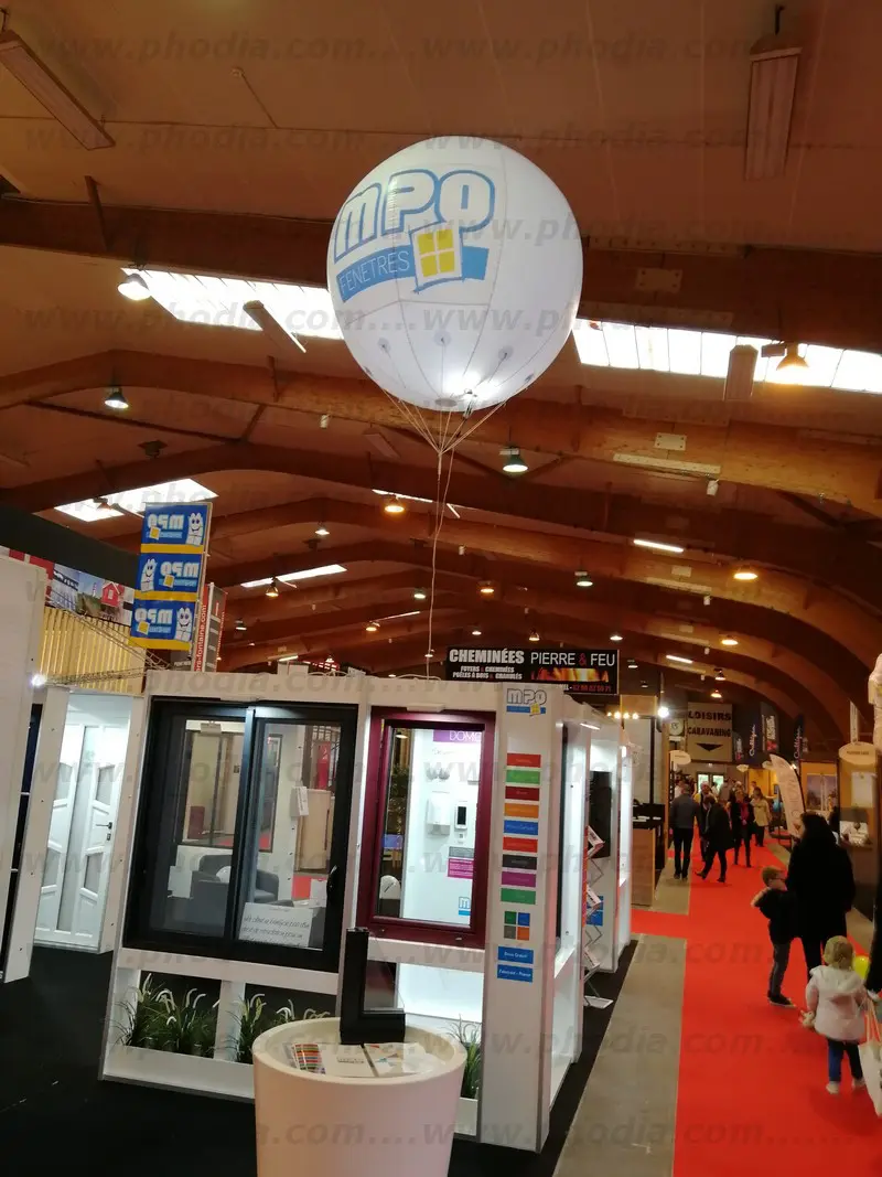 MPO sph&egrave;re, h&eacute;lium, lumineux, salon