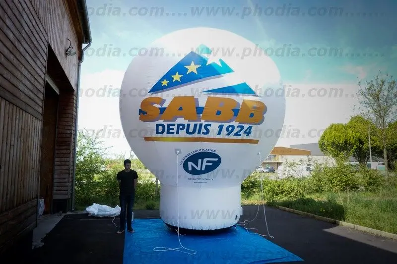 montgolfière, 5m, sabb sarl, auto-ventilée, Bâtiment - Travaux publics, Blanc, Communication, Extérieur,