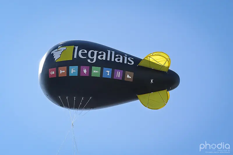 legallais, 6m, B&acirc;timent - Travaux publics, Communication, Dirigeable, Ext&eacute;rieur, H&eacute;lium, Noir, Ouverture magasin, Portes ouvertes