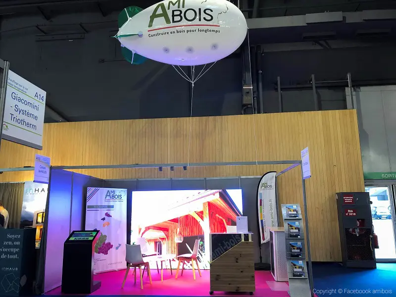 dirigeable amibois, Artisanat - M&eacute;tiers d'art, Blanc, Dirigeable, dirigeable 3m, H&eacute;lium, Int&eacute;rieur, Salon, salon de Paris Faire construire sa Maison 2018