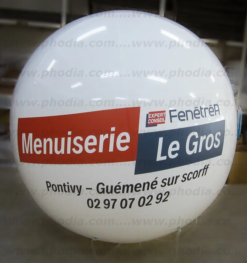 Sph&egrave;re 1m60 Menuiserie Le Gros Cat&eacute;gories : 1m60, 3 faces, B&acirc;timent - Travaux publics, Blanc, H&eacute;lium, Int&eacute;rieur, Salon, Sph&egrave;re