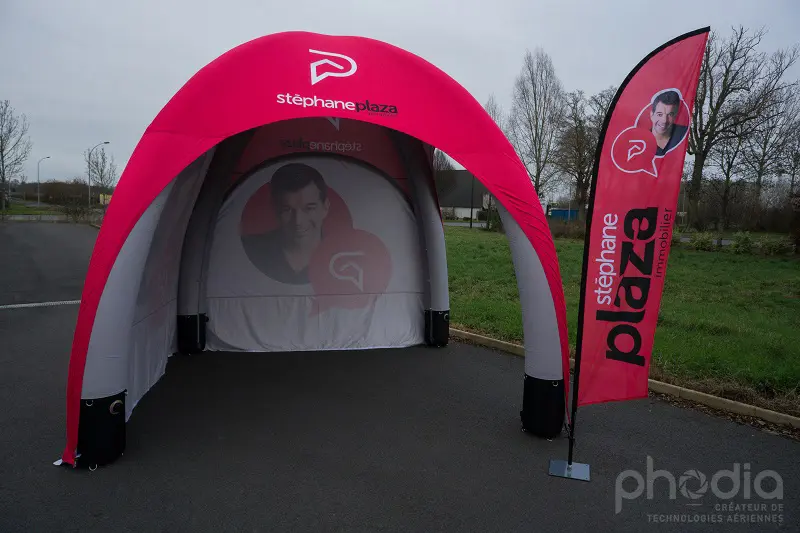 Tente 3m (air captif) St&eacute;phane Plaza Immobilier, Air, Animation commerciale, Commerce - Immobilier, Ext&eacute;rieur, Foire, Int&eacute;rieur, Portes ouvertes, Salon, tente, Tente (air captif)