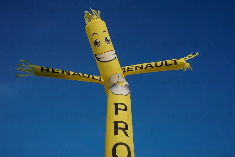 Skydancer 7m Renault, Animation commerciale, Auto-ventil&eacute;, Communication, Ext&eacute;rieur, Portes ouvertes, Renault, Skydancer, Skydancer 7m