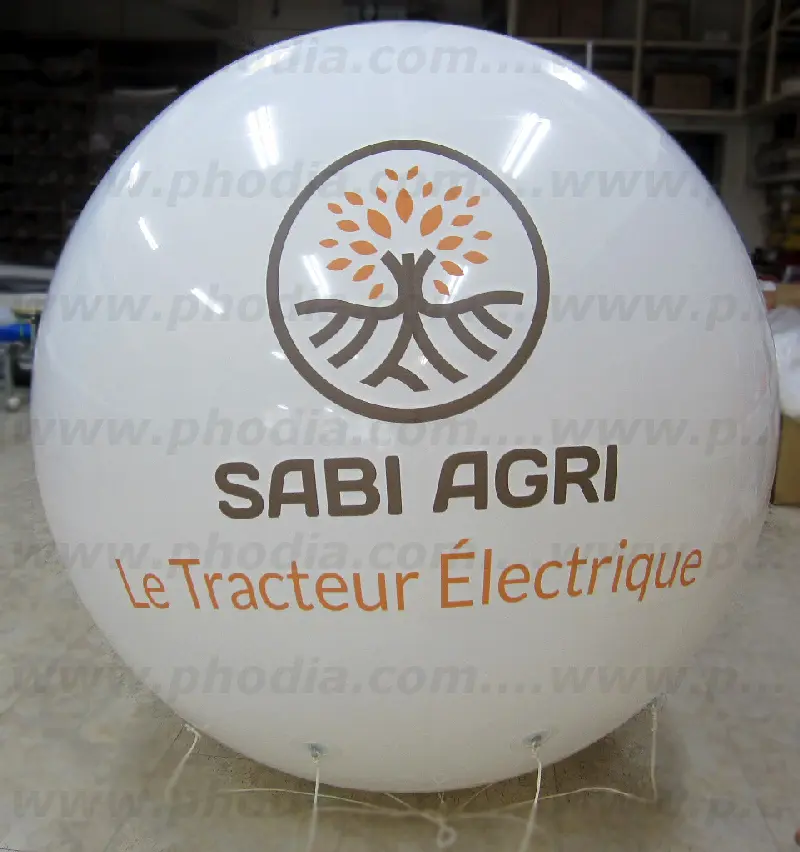 Sph&egrave;re 1m60 Sabi Agri, Artisanat - M&eacute;tiers d'art, Blanc, H&eacute;lium, Int&eacute;rieur, Lumineux, Salon, Sph&egrave;re