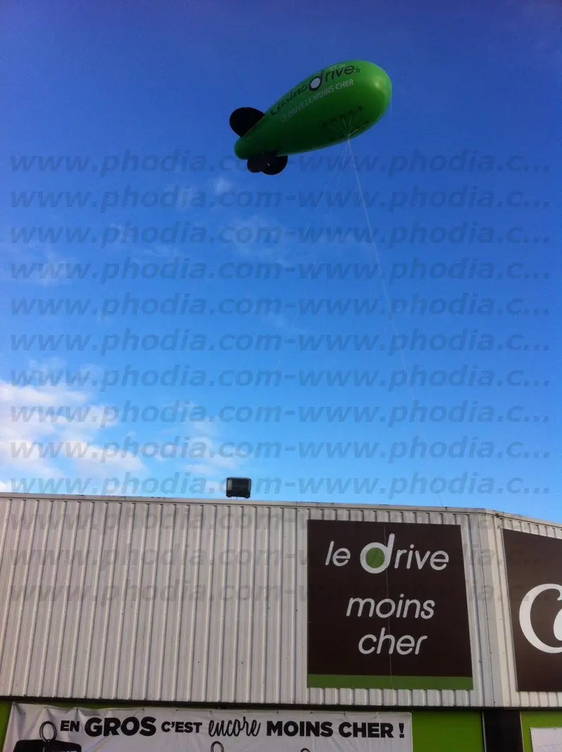 Dirigeable 6m Casino drive, Casino, Communication, Dirigeable, Ext&eacute;rieur, H&eacute;lium, Ouverture magasin, P348