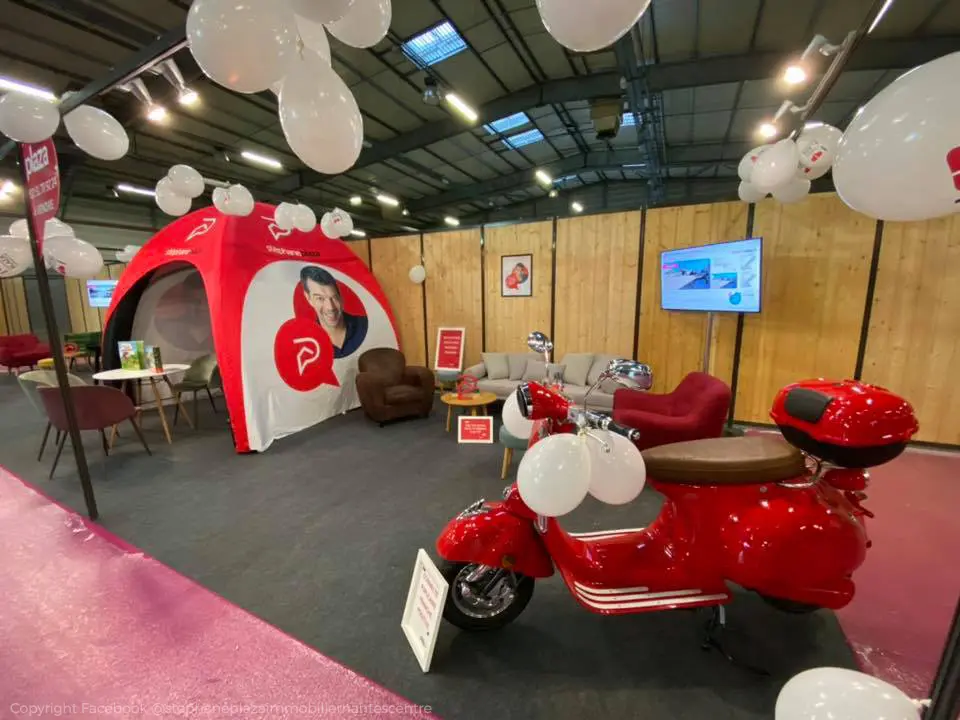 Tente St&eacute;phane Plaza Immobilier 3m (air captif), Air, Animation commerciale, Commerce - Immobilier, Ext&eacute;rieur, Foire, Int&eacute;rieur, Portes ouvertes, Salon, Tente (air captif)