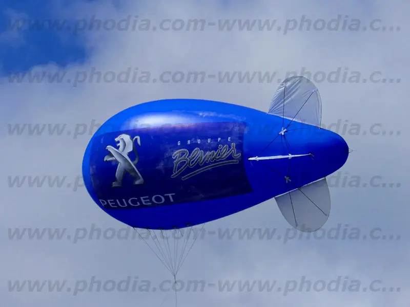 Communication, Dirigeable, Ext&eacute;rieur, H&eacute;lium, P293, Peugeot / Citro&euml;n