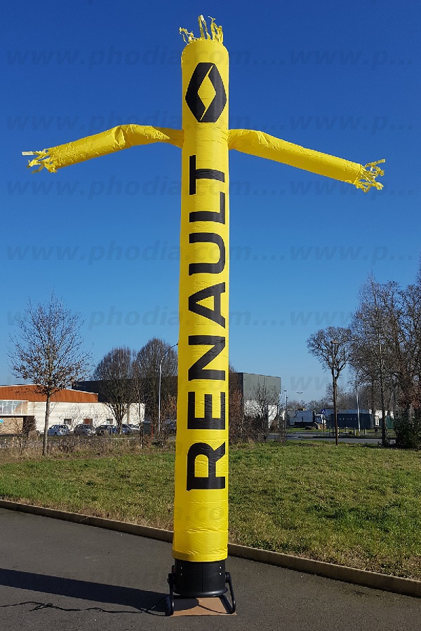 Skydancer 5m Renault, Animation commerciale, Auto-ventilé, Communication, Extérieur, Portes ouvertes, Renault, Skydancer, Skydancer 5m