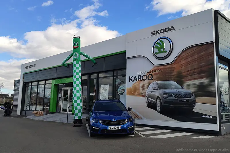 Skydancer 5m SKODA, Auto-ventil&eacute;, Automobile, Communication, Ext&eacute;rieur, Portes ouvertes, Skydancer, Skydancer 5m