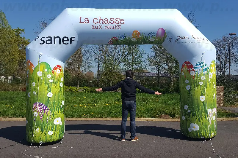 Arche 3m SANEF, Auto-ventil&eacute;, Autres, Ext&eacute;rieur, Industrie - Mat&eacute;riaux, Total covering Description