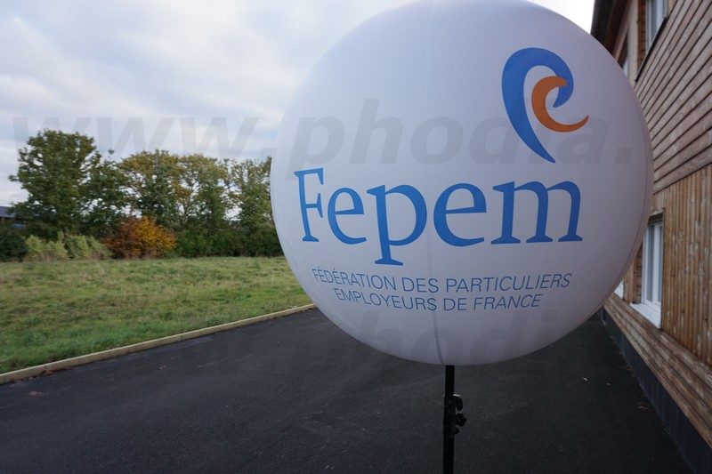 Ballons sur trépied 1m20 Groupe IRCEM / Fepem / Iperia, Air, Ballon sur trépied (mât 2m70), Blanc, Intérieur, Non classé, Salon, Santé