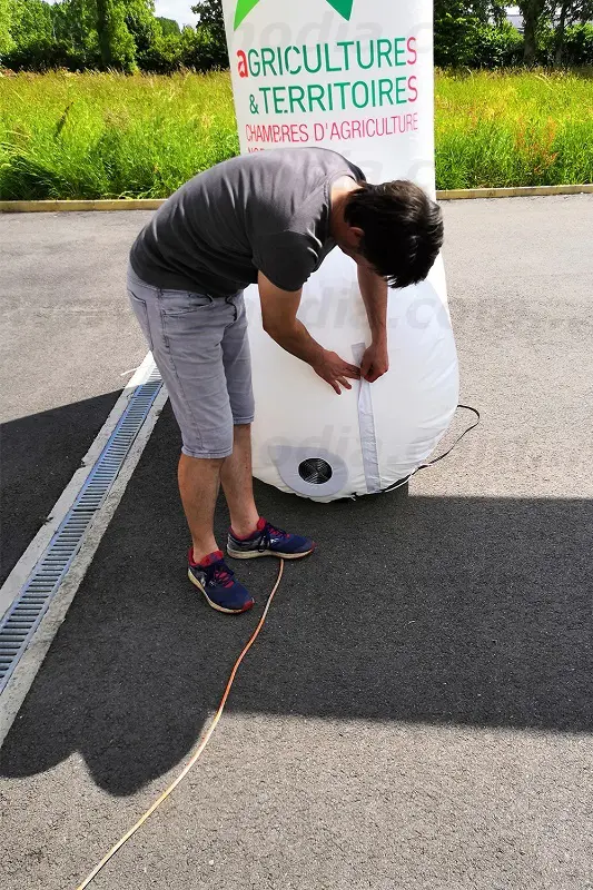 Arche 4m Chambre d&rsquo;agriculture Normandie, Blanc, Chambre d'agriculture, Ext&eacute;rieur, Foire, Salon