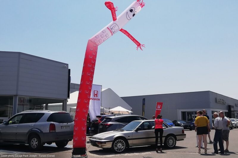 Skydancer 7m Honda garage paoli joseph, Animation commerciale, Auto-ventilé, Communication, Extérieur, Honda, Portes ouvertes, Skydancer, Skydancer 7m