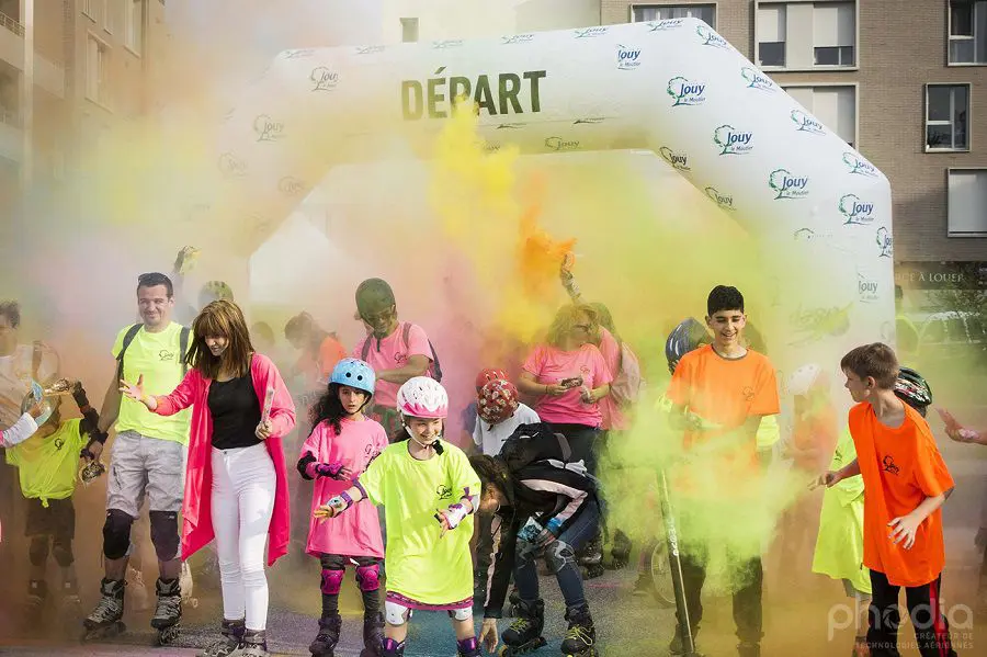 Arche 4m Ville Jouy-le-Moutier, Auto-ventil&eacute;, Blanc, &Eacute;v&eacute;nement sportif, Ext&eacute;rieur