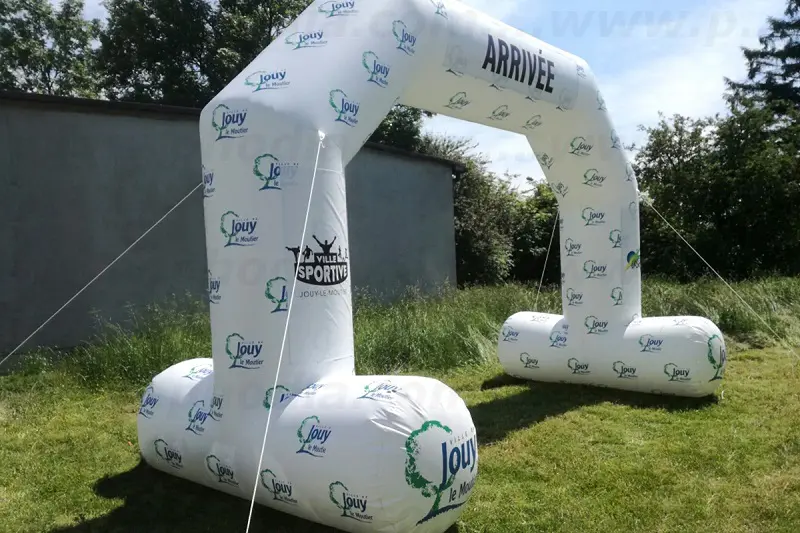 Arche 4m Ville Jouy-le-Moutier, Auto-ventil&eacute;, Blanc, &Eacute;v&eacute;nement sportif, Ext&eacute;rieur, blanc
