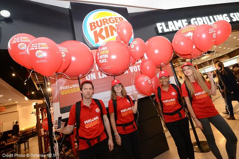 Ballon sac &agrave; dos 80 cm Burger King, Air, Animation commerciale, Ballon sac &agrave; dos, Burger King, Communication, H&ocirc;tellerie - Restauration, Lancement produit / Gala, P485