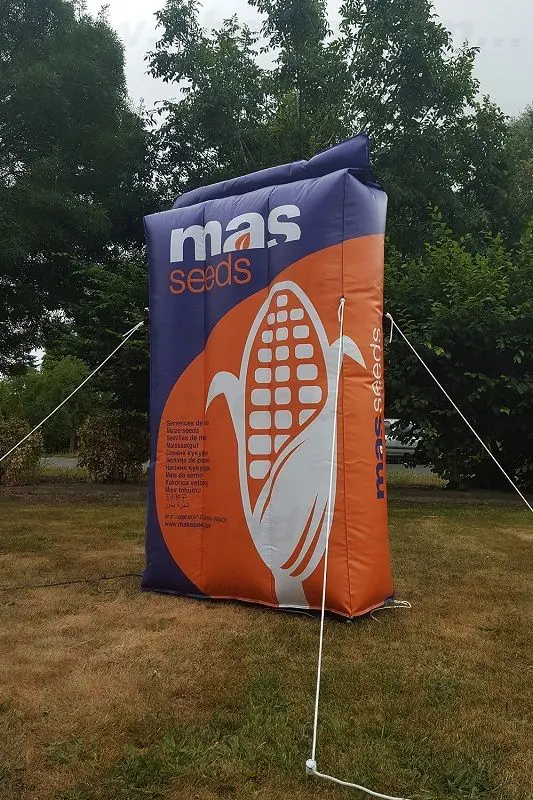 Sac Bl&eacute; 2m Maisadour Semences, Agroalimentaire - Alimentation, Auto-ventil&eacute;, Ext&eacute;rieur, Foire, forme sur mesure, Forme sur mesure (auto-ventil&eacute;)