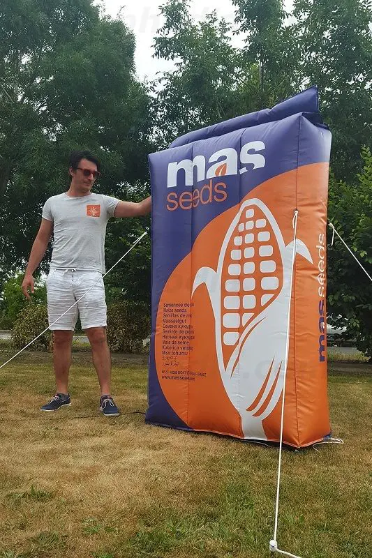 Sac Bl&eacute; 2m Maisadour Semences, Agroalimentaire - Alimentation, Auto-ventil&eacute;, Ext&eacute;rieur, Foire, forme sur mesure, Forme sur mesure (auto-ventil&eacute;)