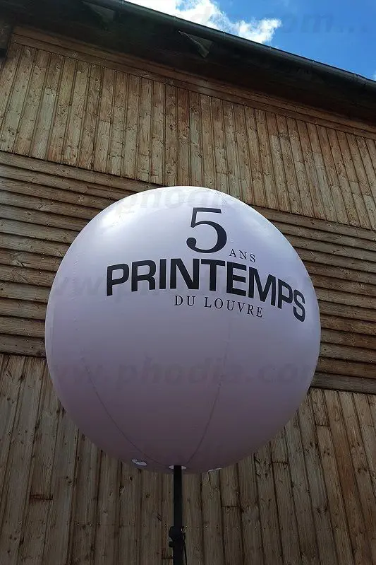 Ballon sur tr&eacute;pied 1m30 Printemps du Louvre, Air, Animation commerciale, Ballon sur tr&eacute;pied (m&acirc;t 2m70), Commerce - Immobilier, Int&eacute;rieur